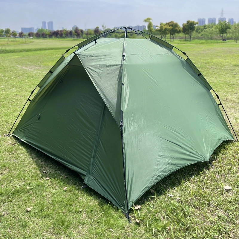 

Custom One Bedroom Four-Season Portable Family Tent Double Deck Design Waterproof Extra Large Single Deck For Outdoor Camping