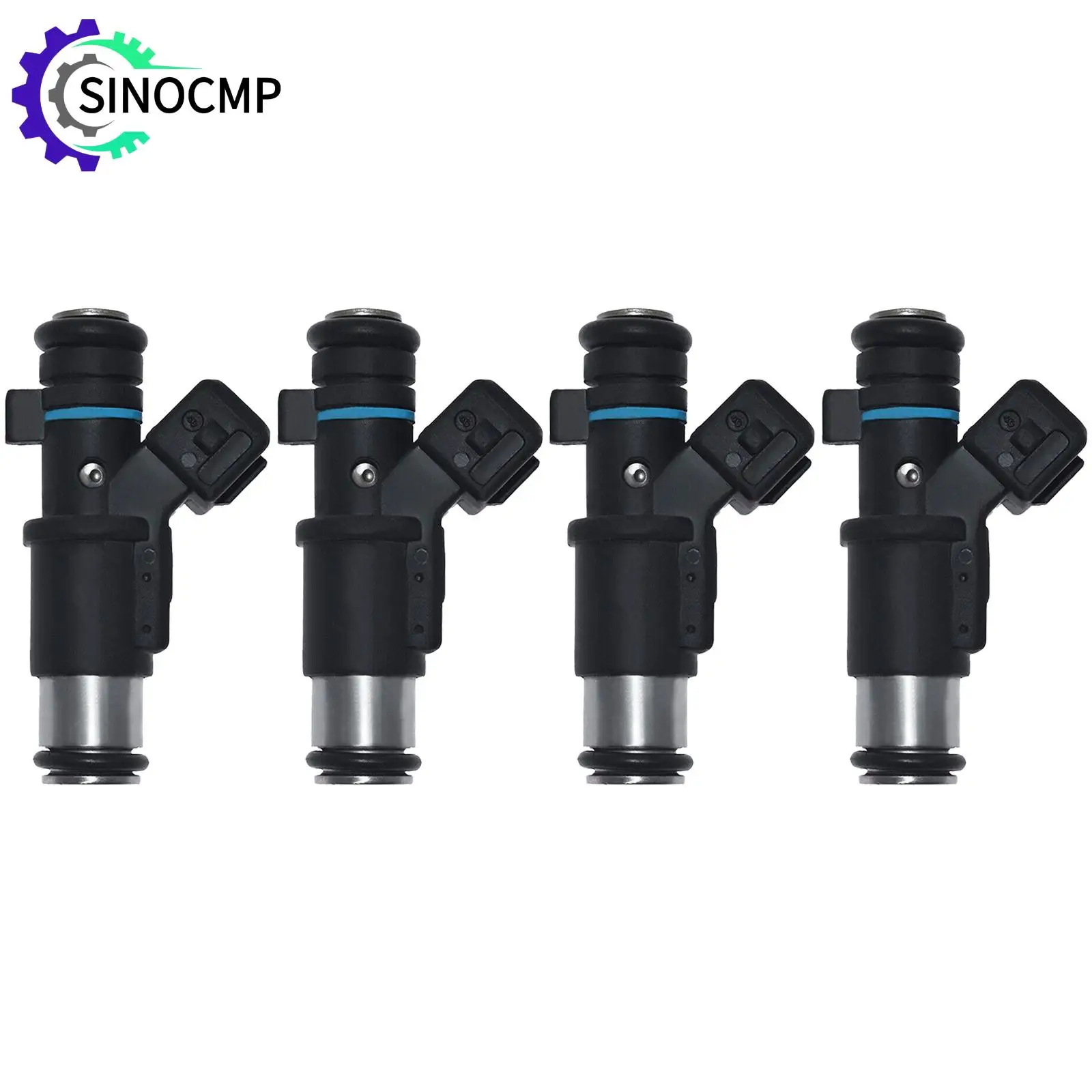 

4Pcs Fuel Injectors 01F002A 0280156357 for Peugeot 106 206 306 307 1007 Partner Citroen Berlingo C2 1984E0 348001 Engine Parts