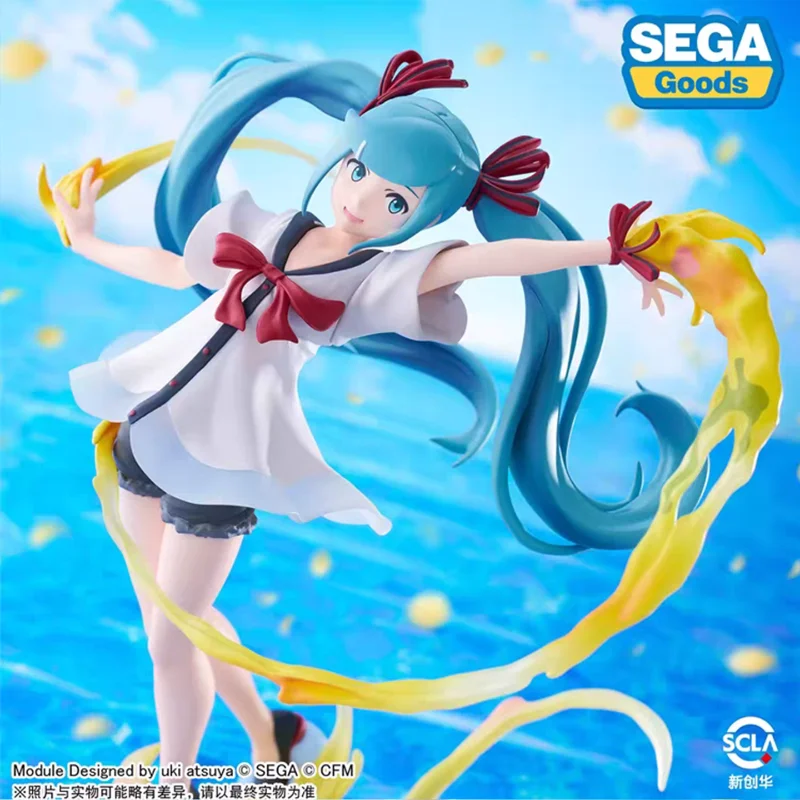 Oryginalna figurka SEGA FIGURIZMa Project DIVA MEGA39's Hatsune Miku Shine TR, model anime, kolekcjonerska lalka, ozdoby, prezenty - dostępna od ręki.
