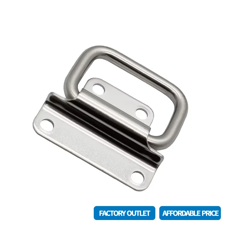 

Thickened Stainless Steel Industrial Folding Handle Suitable For Aviation Boxes Wooden Boxes And Lifting Rings
