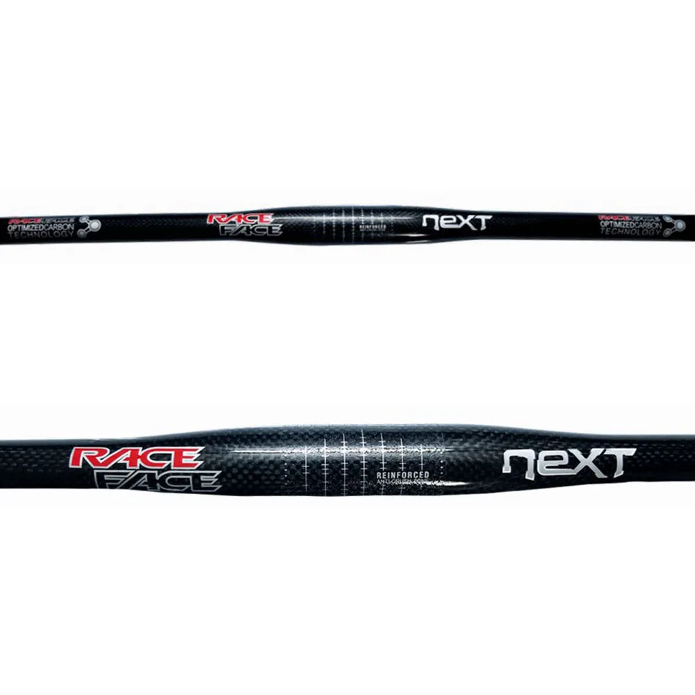 Race Face NEXT 3K Glossy Carbon Handlebar Flat/Rise Bicycle Handlebar Mountain Bike 31.8*600/620/640/660/680/700/720/740/760mm