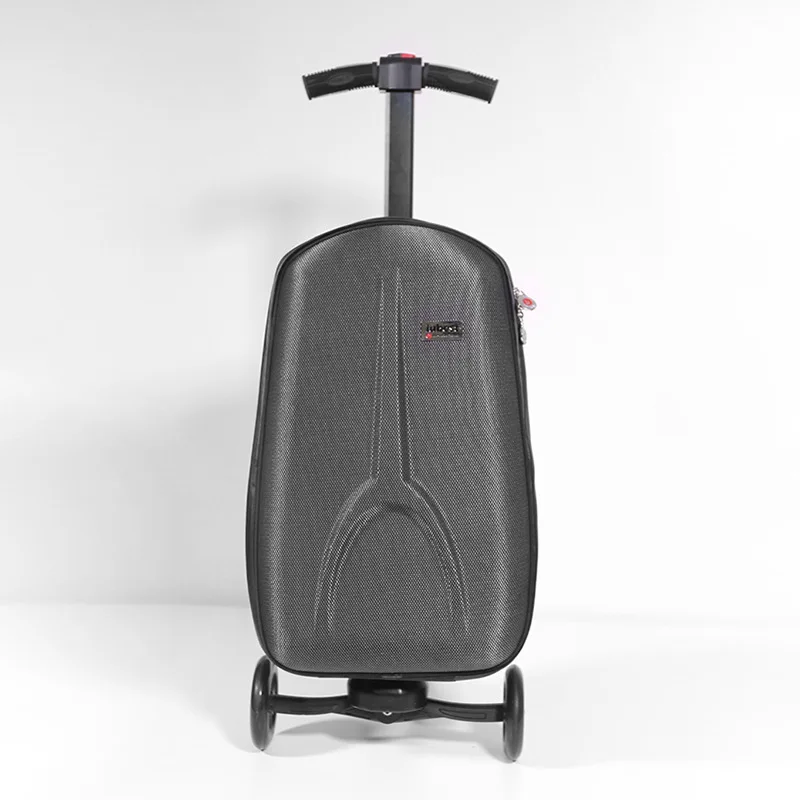 IUBEST scooter suitcase 2 in 1 folding three-wheeled suitcase fashion slide luggage case boarding box