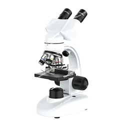 Zoom 6000X-20000X biologiczny mikroskop HD cyfrowy mikroskop laboratoryjny LED z okularami szerokiego pola 10X i 50X dla laboratorium