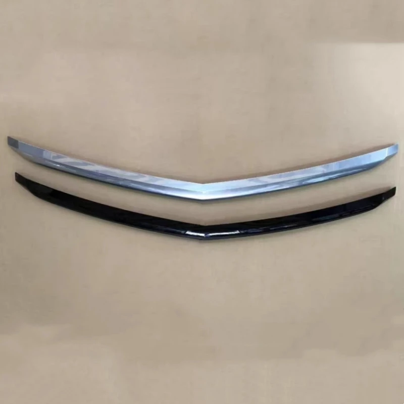 

Серебряная верхняя отделка решетки, черная полоса крышки двигателя для Cadillac XT6, гальваническая полоса, передняя решетка радиатора, автомобильный комплект