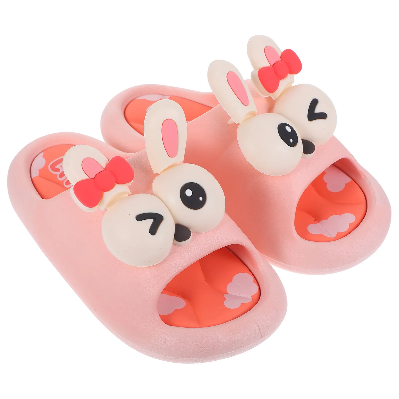 

1Pair Kids Slide Sandals Non-Slip Soft Sole Summer Cartoon Slippers Toddler Beach Home Comfortable Footwear Size 30 31
