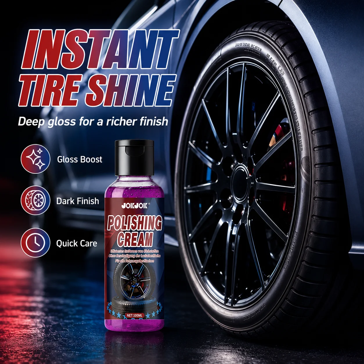 สเปรย์เคลือบเงายางรถยนต์, น้ำย - Tire Shine Spray Sealant บทวิจารณ์และราคา