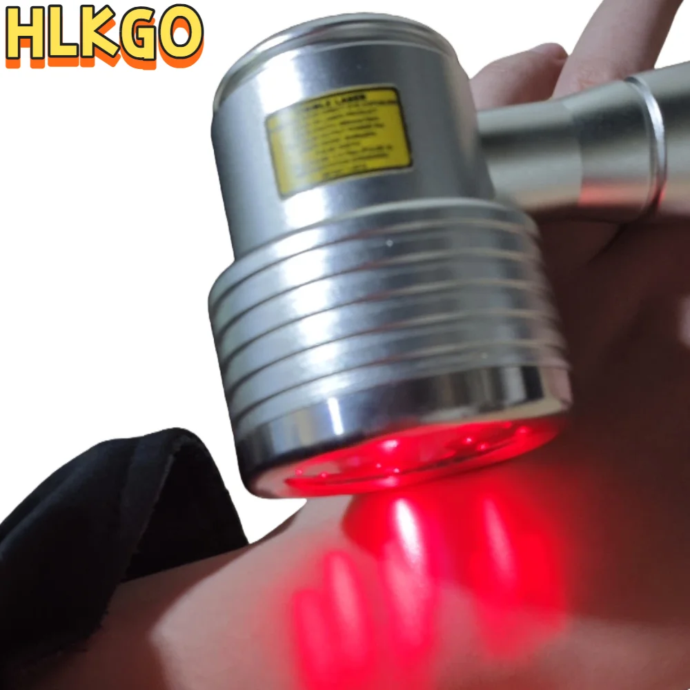 Dual Probe Cold Laser for Wound Healing, 1055mW High Power Red Light Therapy Device 650nm 808nm for Joint Pain Relief Physio