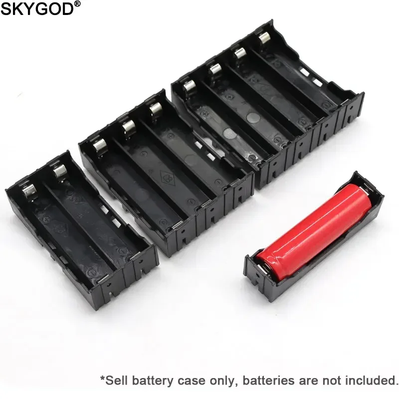 1 SZTUK 1x 2x 3x 4x 18650 Hard Needle Mobile Power Shell 18650 ABS Battery Holder Storage Box Shell 1 2 3 4-gniazdo Battery Box