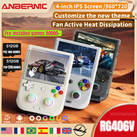 ANBERNIC RG406V Retro Handheld Game Video Player Console 4-inch IPS screen Android 13 Bluetooth WIFI 8G+128G 512G PSP PS2 Gift