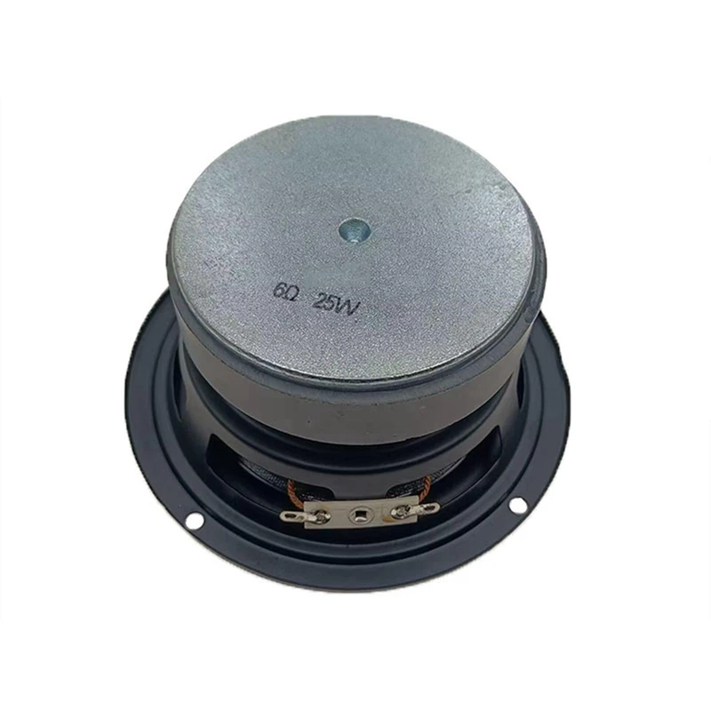 Universal 4.5Inch Round Speaker Stereo Sound System 25W 6Ω Premium Audio Accessories Audio Midrange Loudspeaker