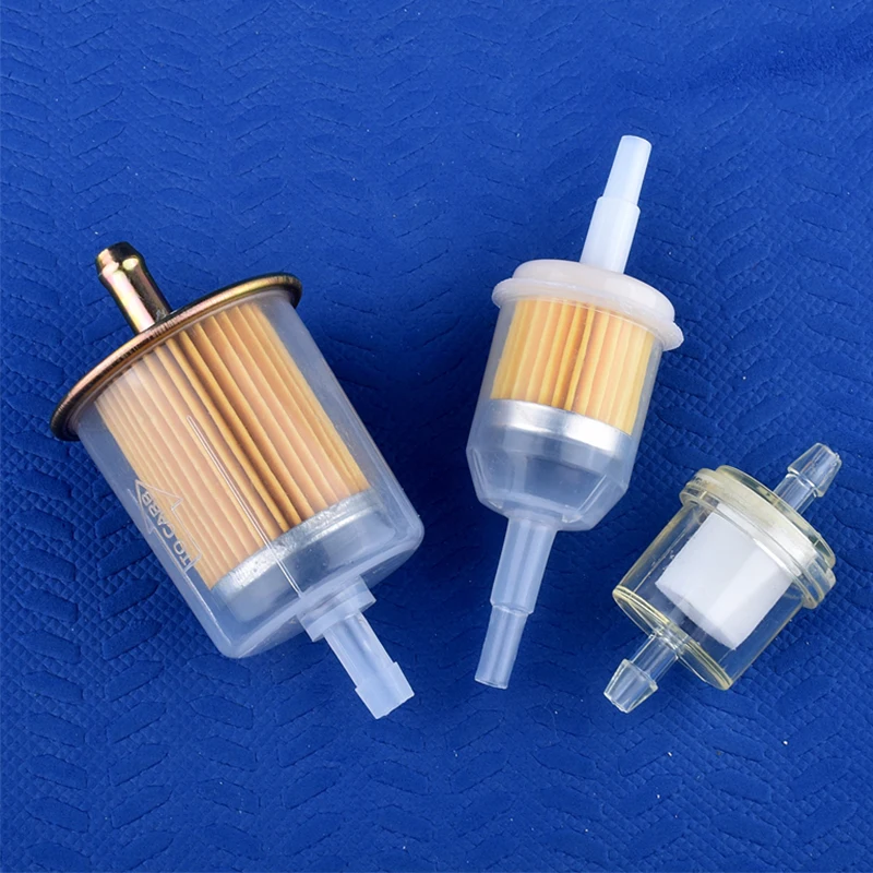 6~8mm Motorcycle Petrol Gas Fuel Gasoline Oil Filter for Scooter Motorcycle Moped Scooter Dirt Bike ATV Go Kart Oil Fuel Filter