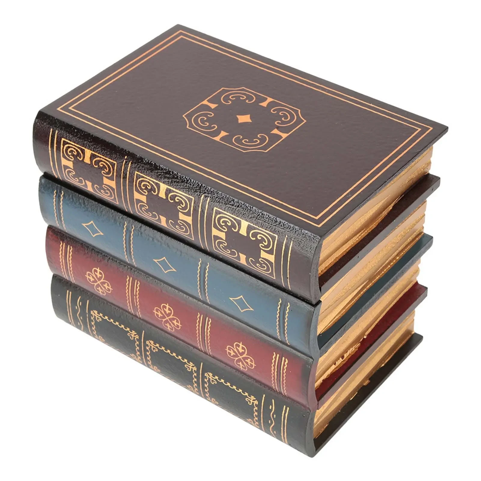 

Creative European Style Vintage Decorative Fake Book Storage Box For Home Office Shelf Decoration