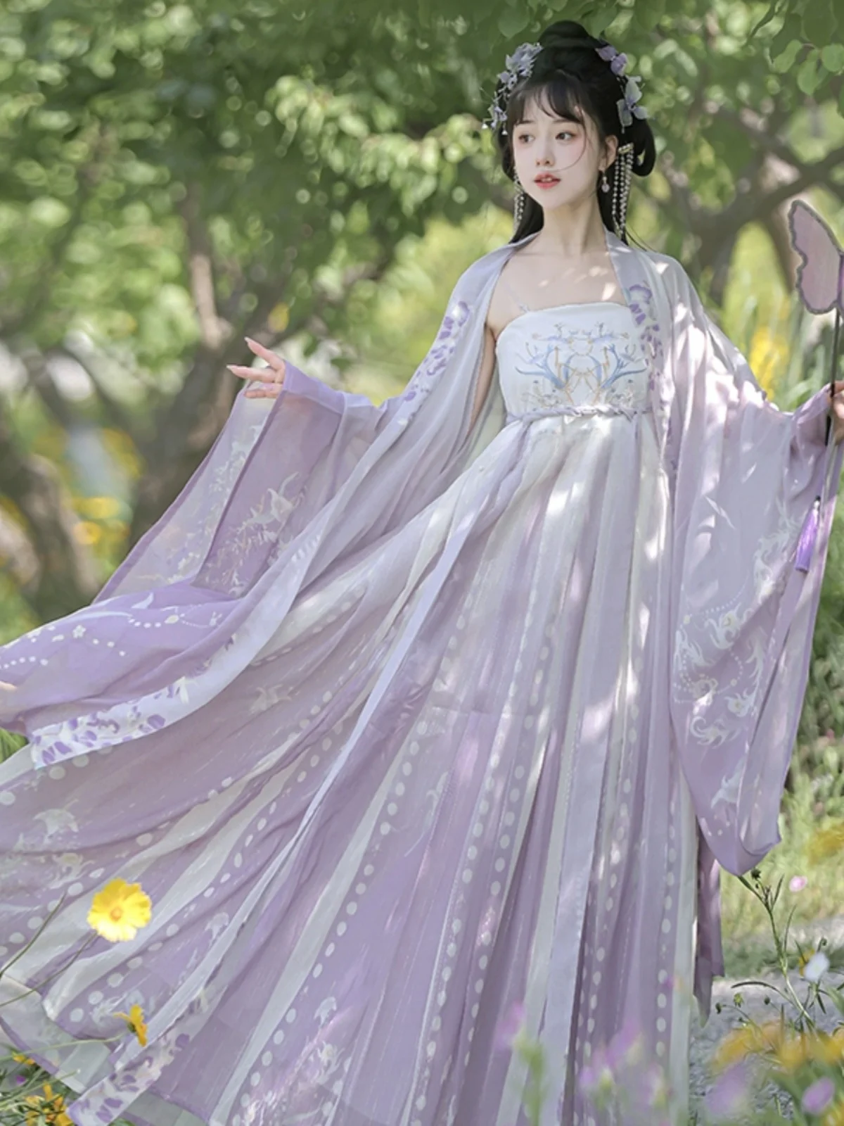 

Оригинальные женские туфли Hanfu Tang Sle Broad Sve irt, весна-лето, полиэфирное волокно, другие материалы, конвенты, традиционное подбородок...