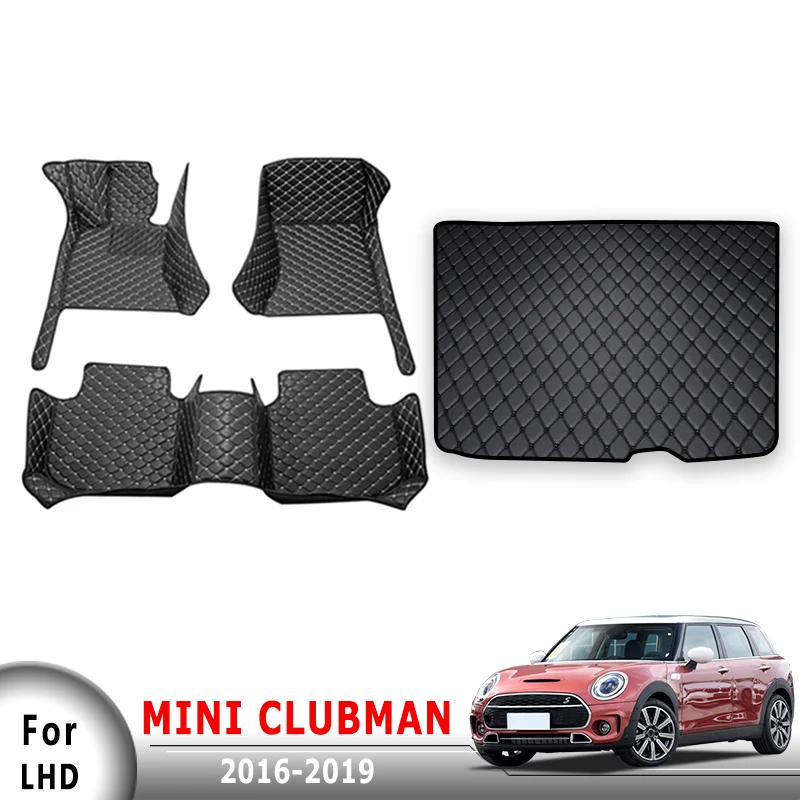 

Car Floor Mats Trunk Carpets For MINI CLUBMAN 2016 2017 2018 2019 Covers Product Auto Interior Accessories Foot Pad Waterproof