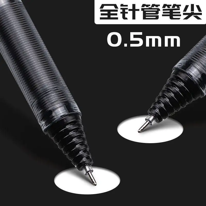 M&G Gel Pen, Replaceable Refill, Black 0.5mm, Large Capacity, Suitable for Students, Office and Finance Use