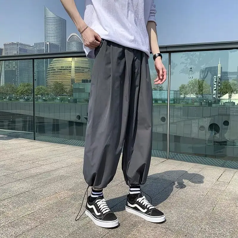 

Men Baggy Harem Pants Hip Hop Joggers Loose Trousers Aladdin Crotch Wide Leg Punk Haajuku PYamamoto ants Pantalones Hombre