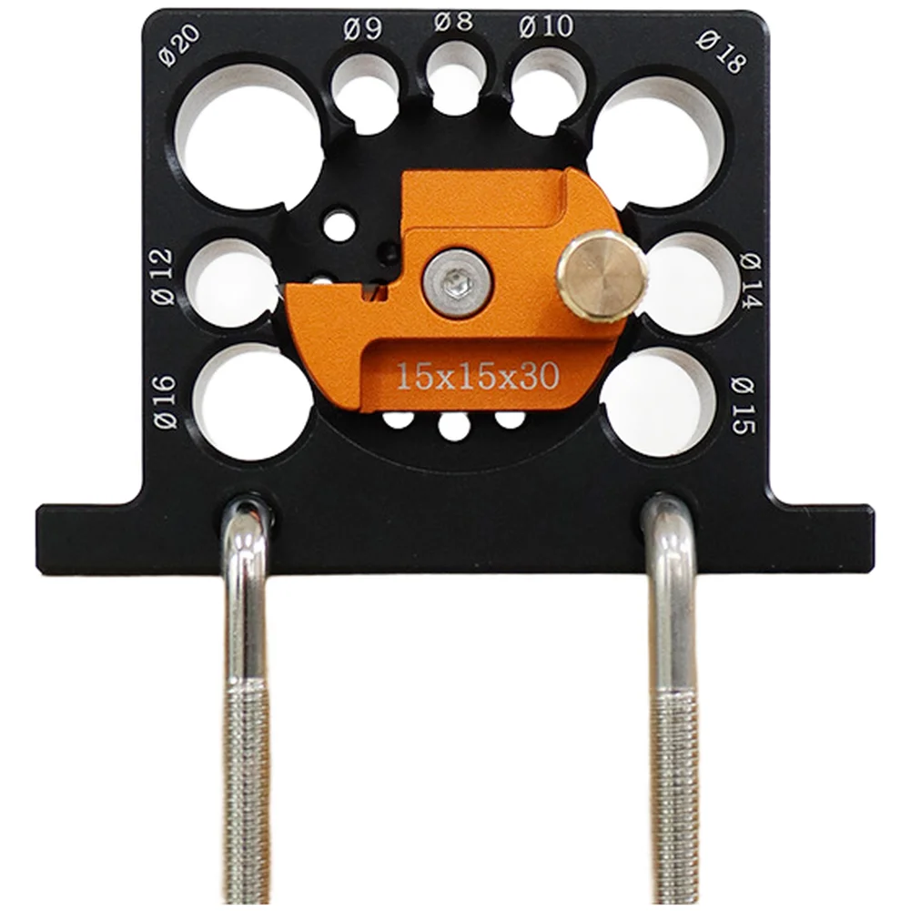 9 Hole Wood Dowel Maker Tool for Drill Press Adjustable Wood Turning Device for Round Wood DIY Projects 8mm 10mm 12mm 20mm