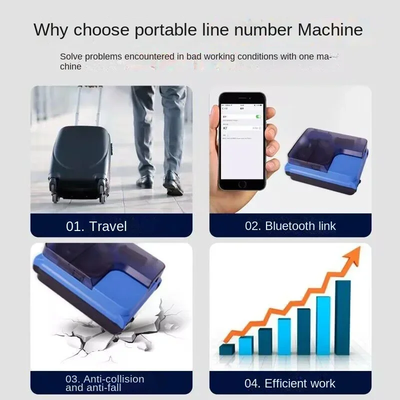 number tube printer heat shrink tube machine for LK280 bluetooth marking machine wire coding number tube printer on sale