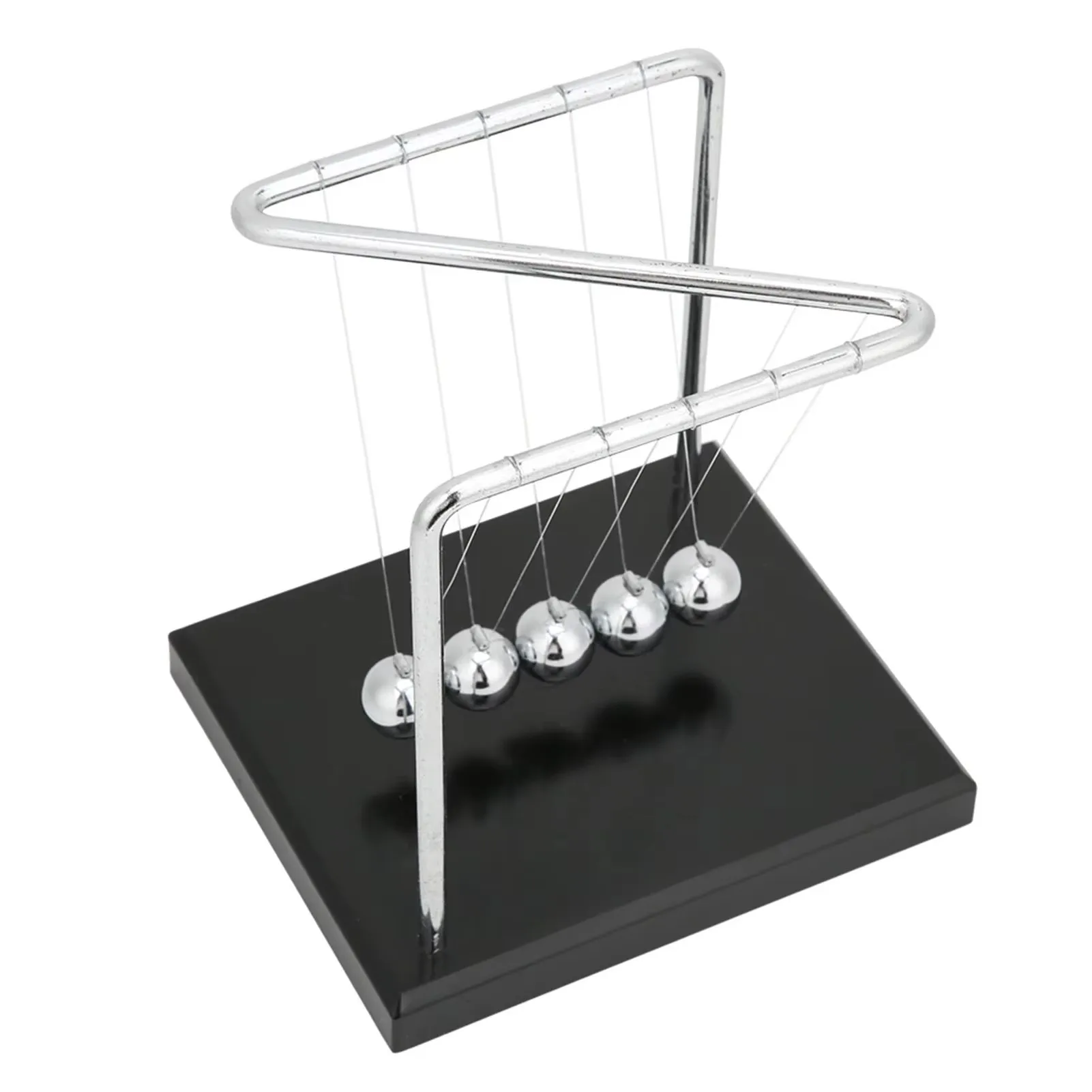 

Desktop Decoration Metal Pendulum Ball Newtons Cradle Balance Balls Swinging Kinetic Balls Science Physics Gadget for Home