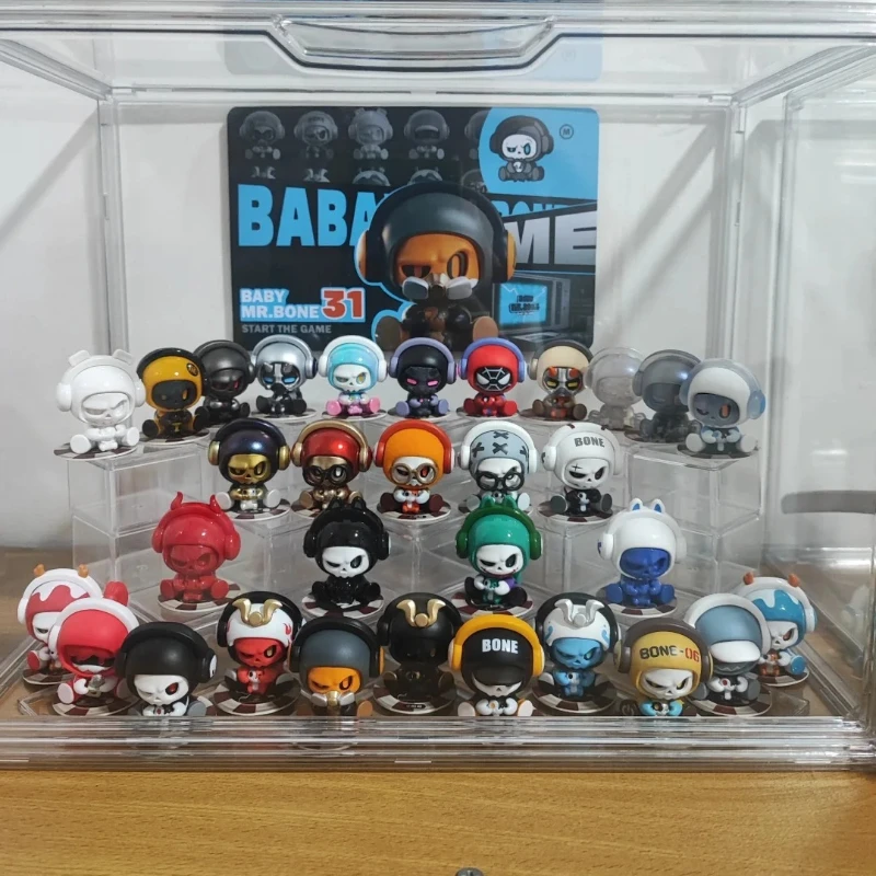 حقيقية الطفل Mr.Bone صندوق أعمى شخصيات كرتونية لعبة صغيرة عصرية صندوق الغموض دمية جمع الديكور البلاستيكية لعبة مجسمة هدايا للبنين #3