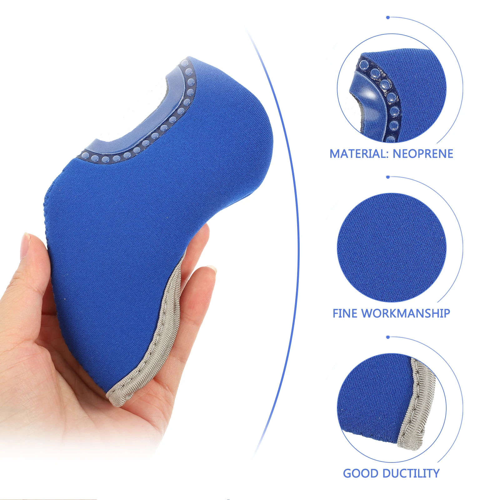 

10Pcs Neoprene Blades Putter Cover Waterproof Golf Club Head Protection Lightweight Durable Elastic Resistance