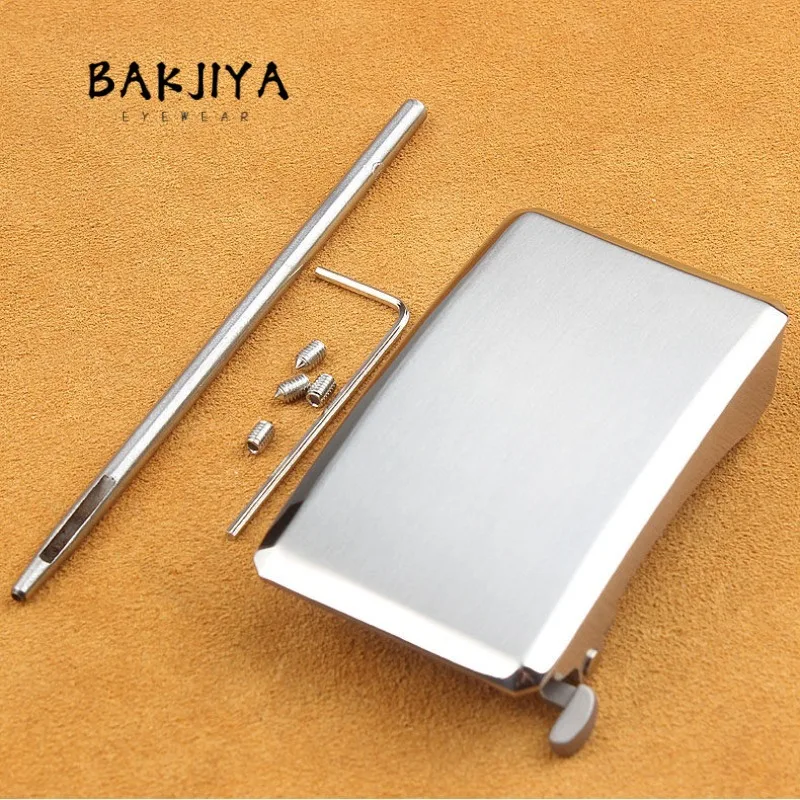 Men’s Business Pure Titanium Automatic Belt Buckle 35mm Inner Slide Buckles Head Hypoallergenic Rustproof Leather Waist Band