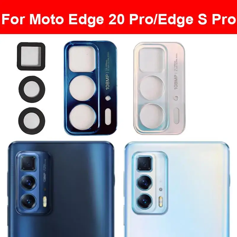 

Rear Camera Lens Glass For Motorola MOTO Edge 20 Pro Edge S Pro XT2153-1 Back Camera Glass Lens Adhesive Sticker Repair Parts