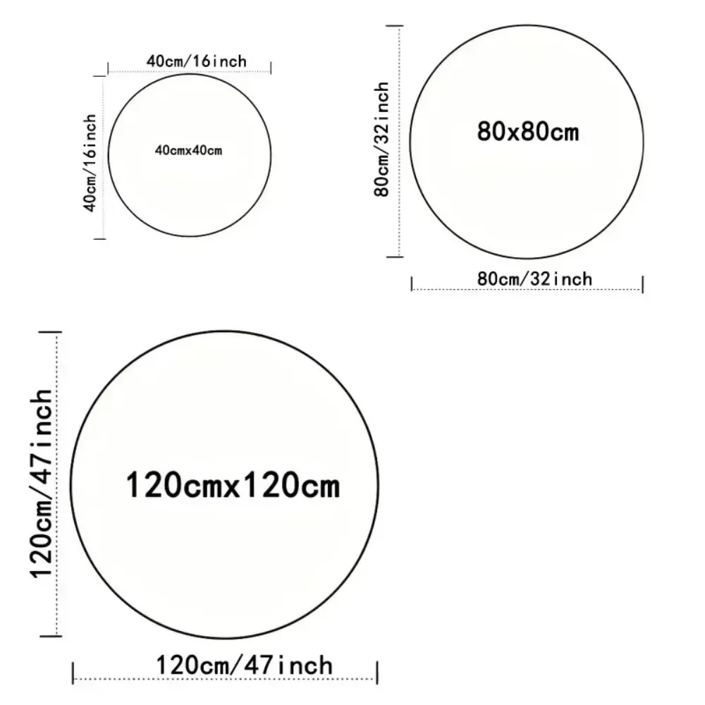 Classic Black White Round Rug, Round Rectangular Velvet Carpet for Laundry Room, Stylish Modern Home Decor, for Birthday Gift