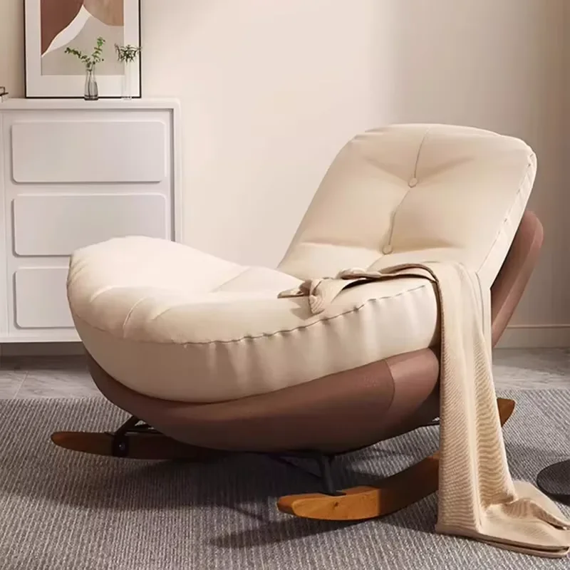 Sillones de lujo para dormitorio, sillones reclinables nórdicos para interiores, sillas de salón para adultos, silla individual para el suelo, muebles para el hogar