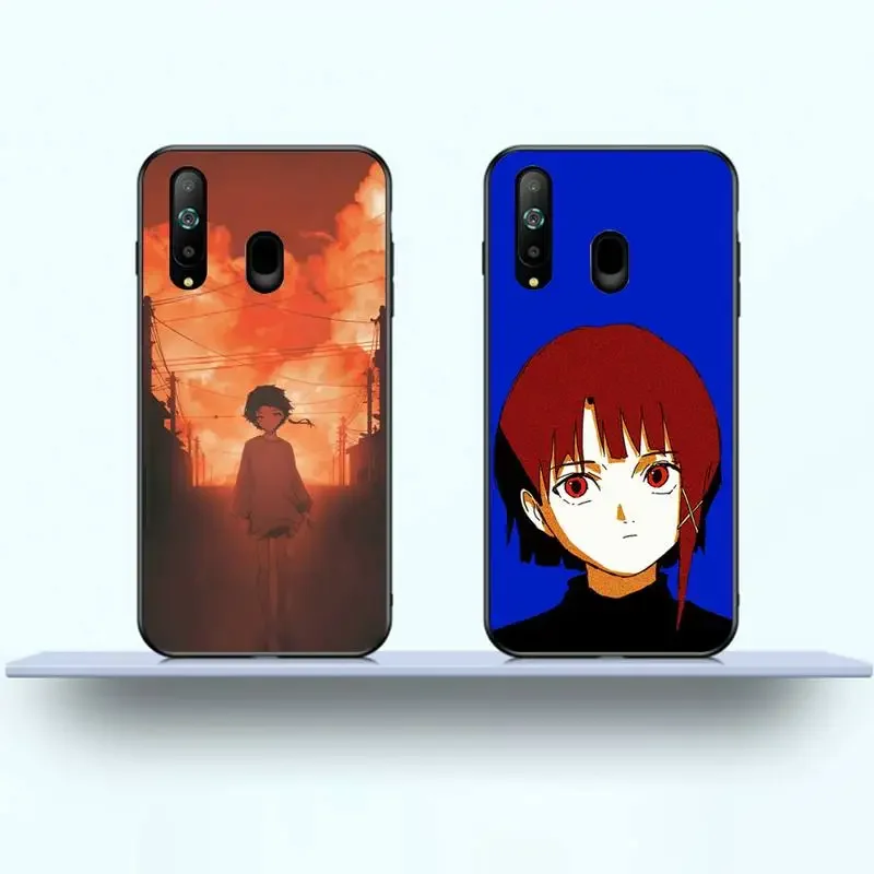 Girl Serial Experiments Lain Phone Case For Samsung Galaxy A91 80 73 72 71 70 53 52 51 42 41 5G E S Ultra Plus lite Black Cover