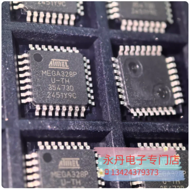 ATMEGA328P-AU TQFP-32 Atmel Integrated Circuit, brand new, original, genuine, imported and available for direct purchase