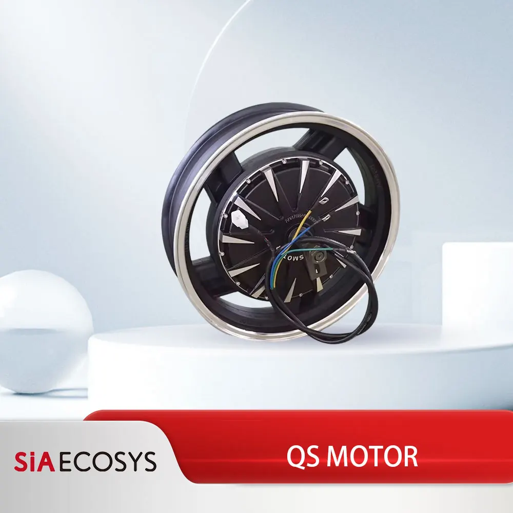 New Design QS Motor 16*3.5inch 48V60KPH 2000W 260 35H V1.12 E-Motorcyle Wheel Hub Motor