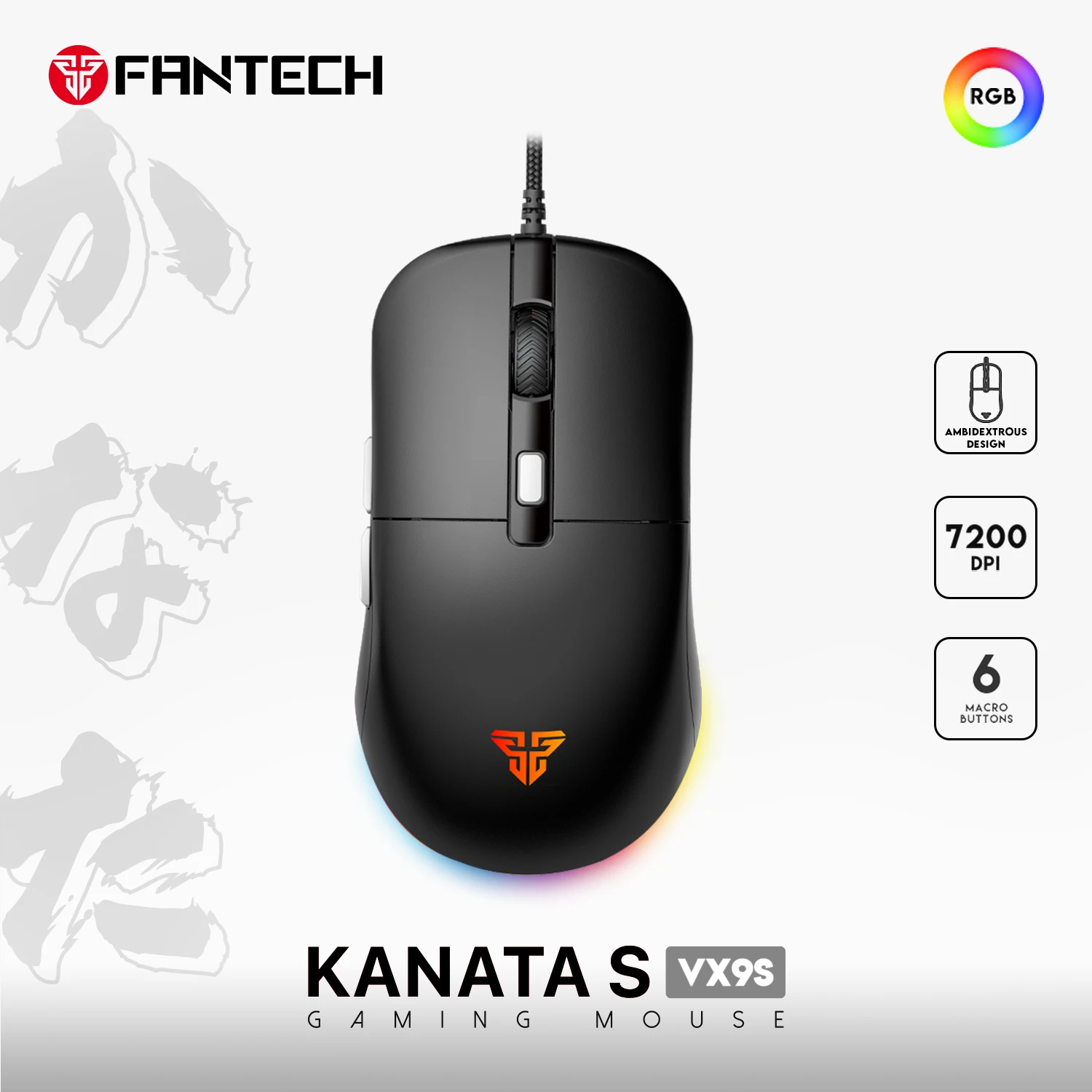fantech-kanata-s-vx9s-mouse-com-fio-7200dpi-botao-6d-macro-ratos-e-arbg-ratos-ergonomicos-huano-switch-mouse-para-jogos-para-pc-gamer