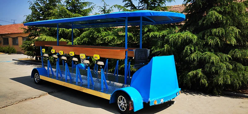 Shuttle Tourist Bus Electric Leisure Sightseeing City Tour Car Beer Party Pub Pedal Cycle Bar Bus Electric Car Truck