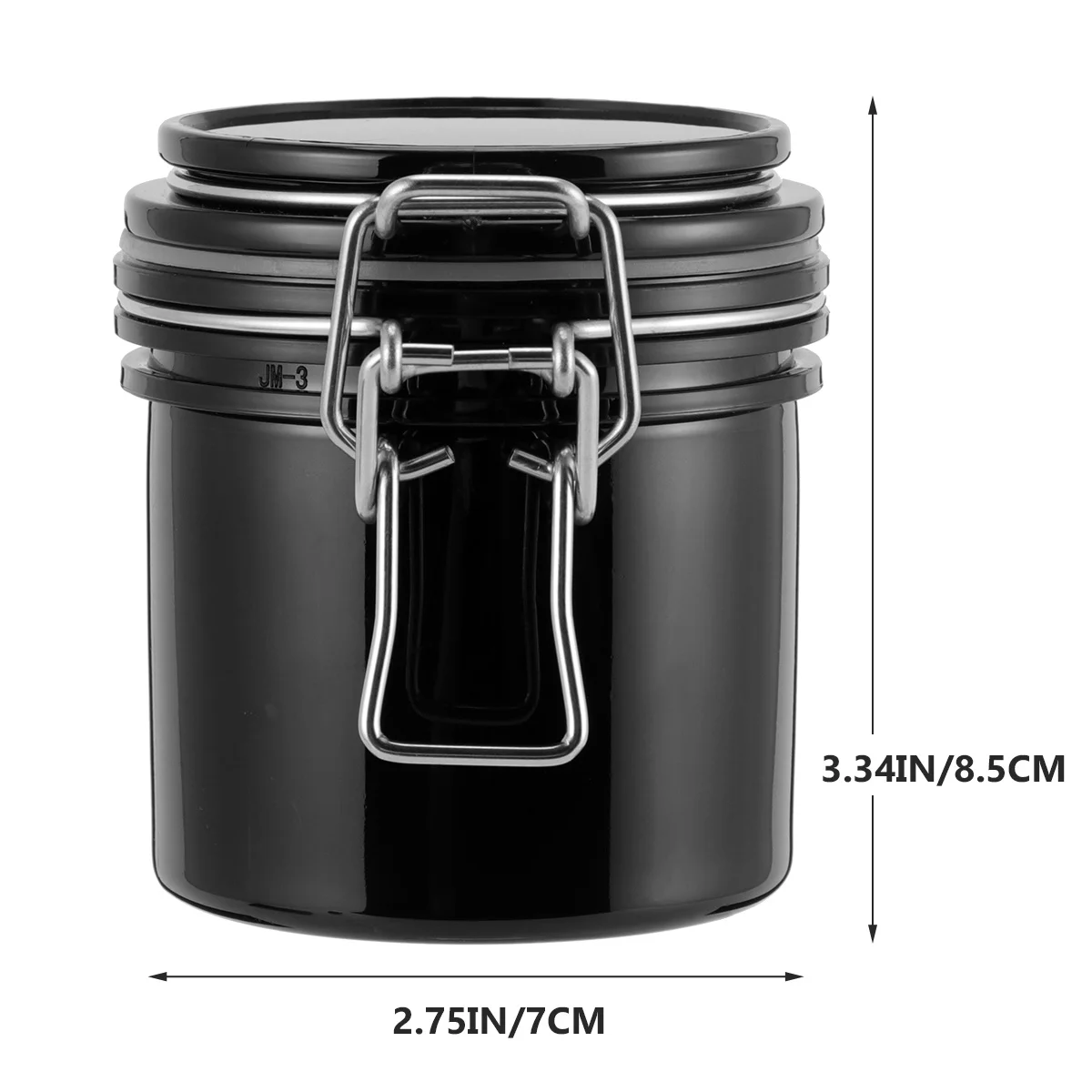 2개입 속눈썹 접착제 보관 용기 활성탄 항아리 누수 방지 밀봉 버클 대용량 누수 방지 플라스틱 휴대용