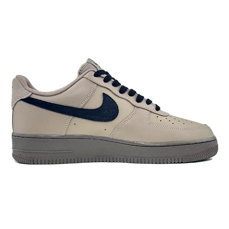 【Customize】Nike Air Force 1 Skateboard Shoes Unisex Low-Top Brown/Black/Gray Sneakers shoes HQ1176-222