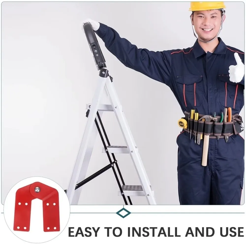 Heavy Duty Attic Ladder Hinge Replacement Part Easy Install Step Ladder Hinge DIY Installation Alloy Steel Attic Stair Parts