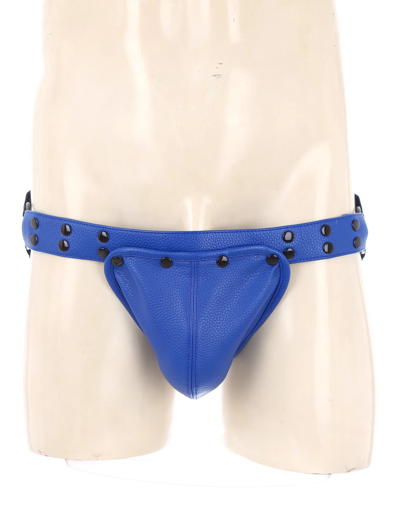 Мужские трусики-стринги из лакированной кожи с эффектом металлик, съемный выпуклый чехол, бандаж, нижнее белье, трусы, сексуальное нижнее белье, трусы