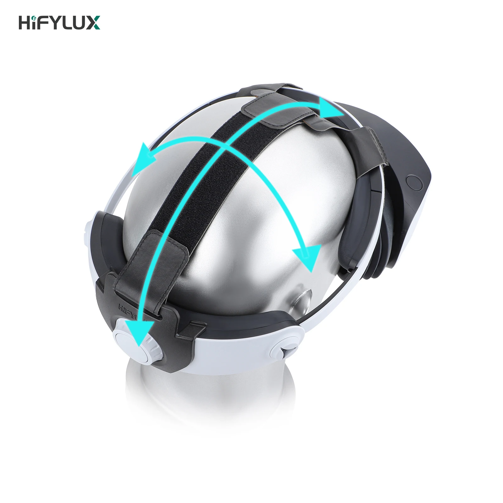 Hifylux PSVR2 Adjustable Head Straps Comfortable Skin-Friendly Reduce Head Pressure Accessories for PlayStation VR2 Headset