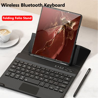 Magnetic Bluetooth Wireless Keyboard Folding Holder Leather Case for OPPO Find N5 N3 N2 N OnePlus Open Touchpad KeyBoard