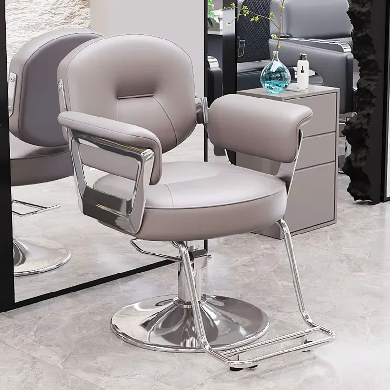 Sillas de último diseño, accesorios de barbería a la moda, sillas de salón, cosas simples, Sillones, muebles de salón de barbería