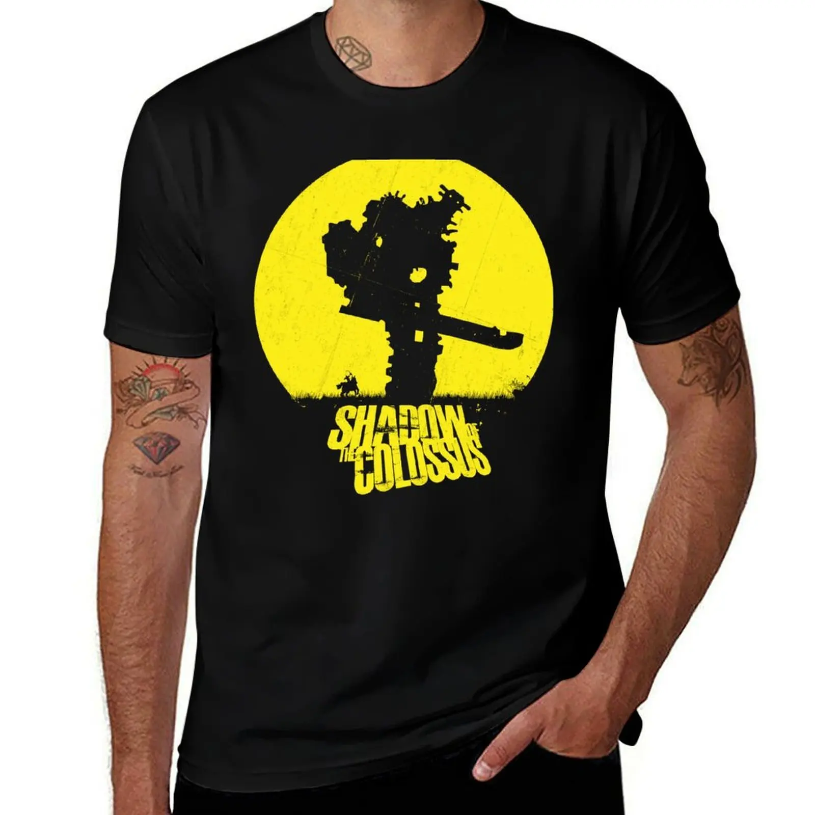 

Shadow of the Colossus T-Shirt man t shirt graphic anime t shirts oversize T-Shirt