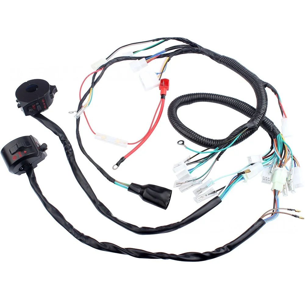Motorcycle Wiring Harness Circuit Switches for ZJ125 CG125 125cc Italika DT125 FT125