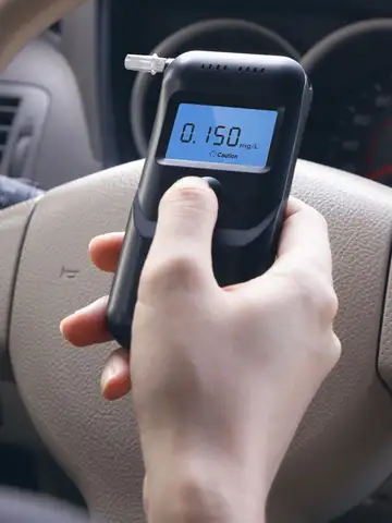 Hydsto Digital Alcohol Tester Professional Alcohol Detector Breathalyzer Police Alcotester LCD Display Drunk Driving Test