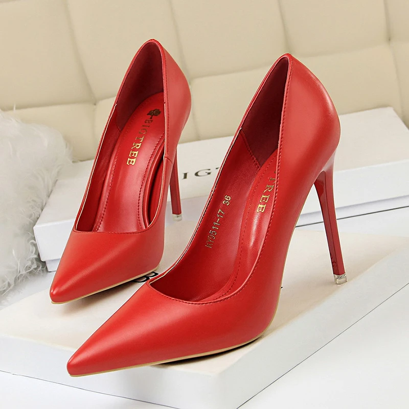 Shoe Women Pumps Fashion High Heels Shoe Black Pink White Shoes Women Wedding Shoes Ladies Stiletto Women Heels 2023