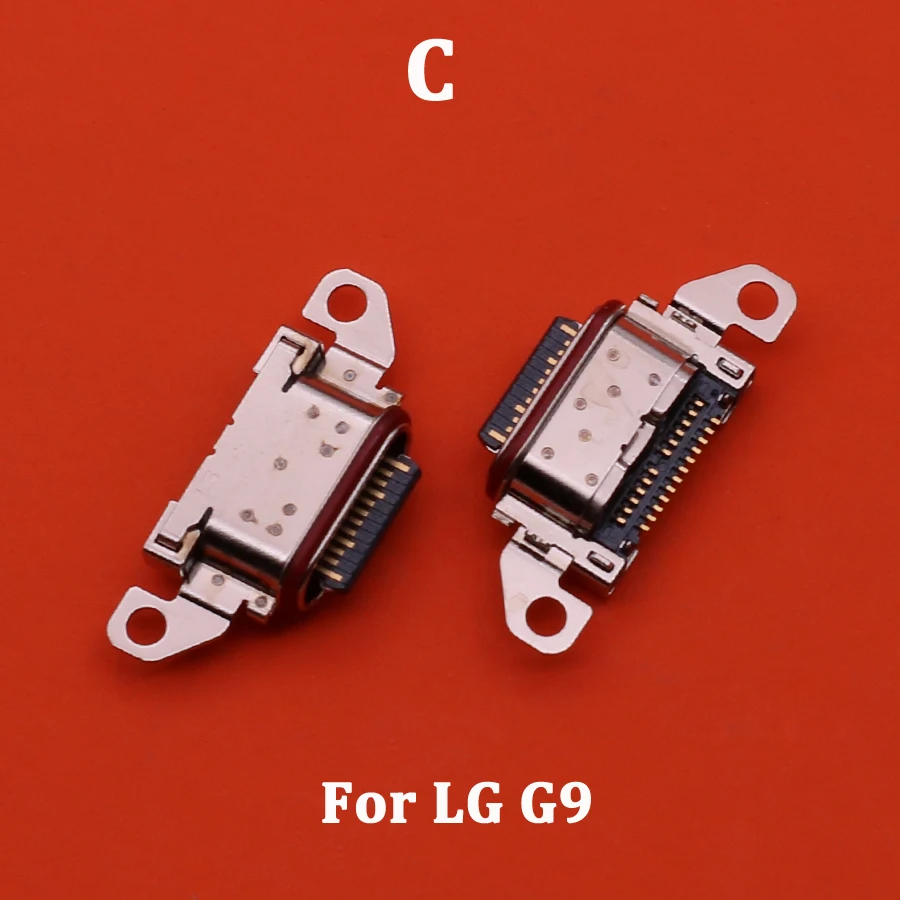 2PCS Type C USB Charging Dock Connector For LG G8 ThinQ G820 G8S G7 Q7 G6 G600 G9 G900 Q92 V60 V50 V40 V30 V35 V30S Charger Port