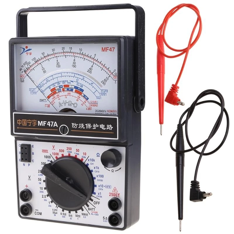 E06B Amperemeter Meter Multimeter ความแม่นยำสูงเครื่องจักรกลไนแอมป์มิเตอร์