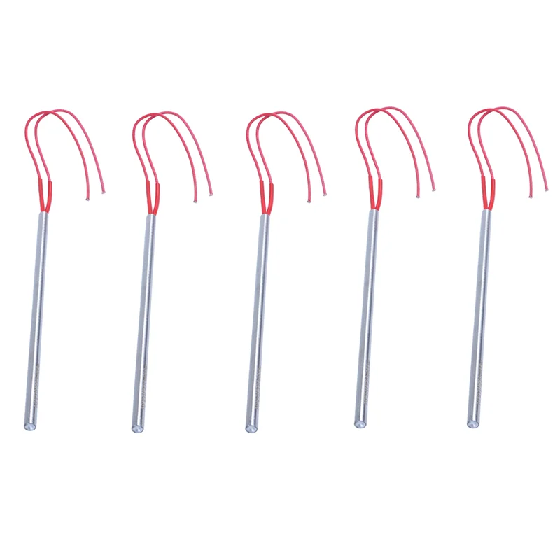 

5 шт. 10 мм х 270 мм односторонние нагревательные элементы картриджный нагреватель 220 В 600 Вт