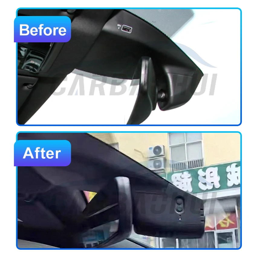 

4K 2160P Plug and Play Easy Installation Car DVR Wifi Dashcam Dual Lens For Volkswagen VW Talagon 380TSI 530TSI 2021 By APP