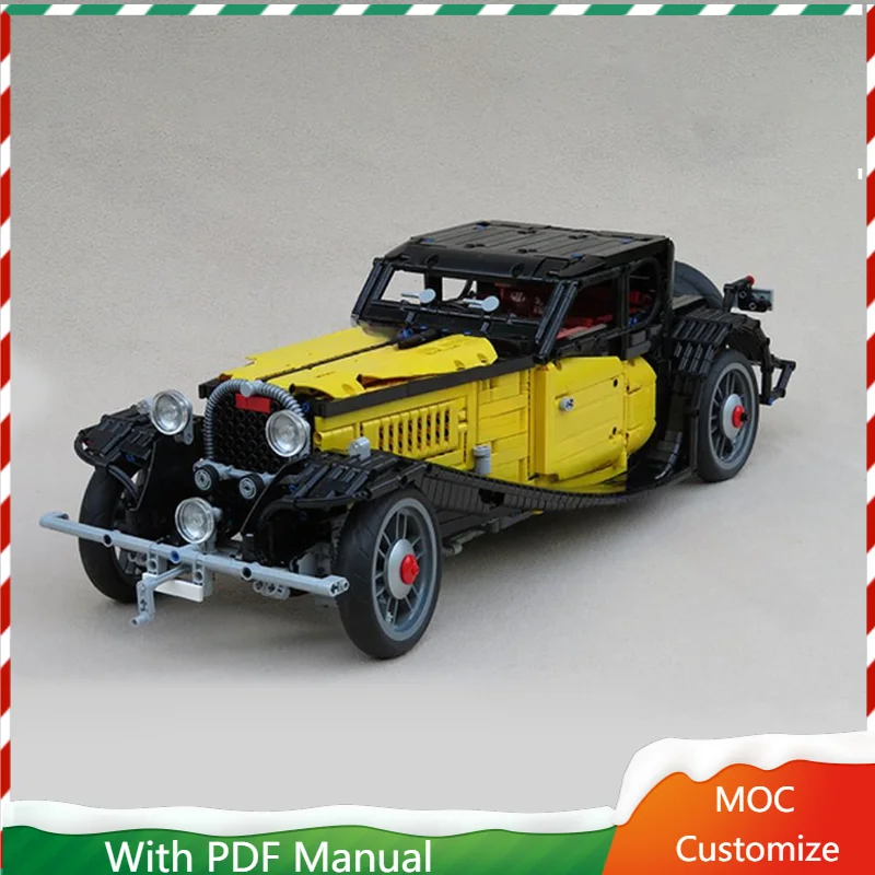 

3458 PCS Hot Selling MOC Customize Advanced Yellow Racing Car Model Building Blocks Diy Toys Educational Kid Adult Surprise Gift